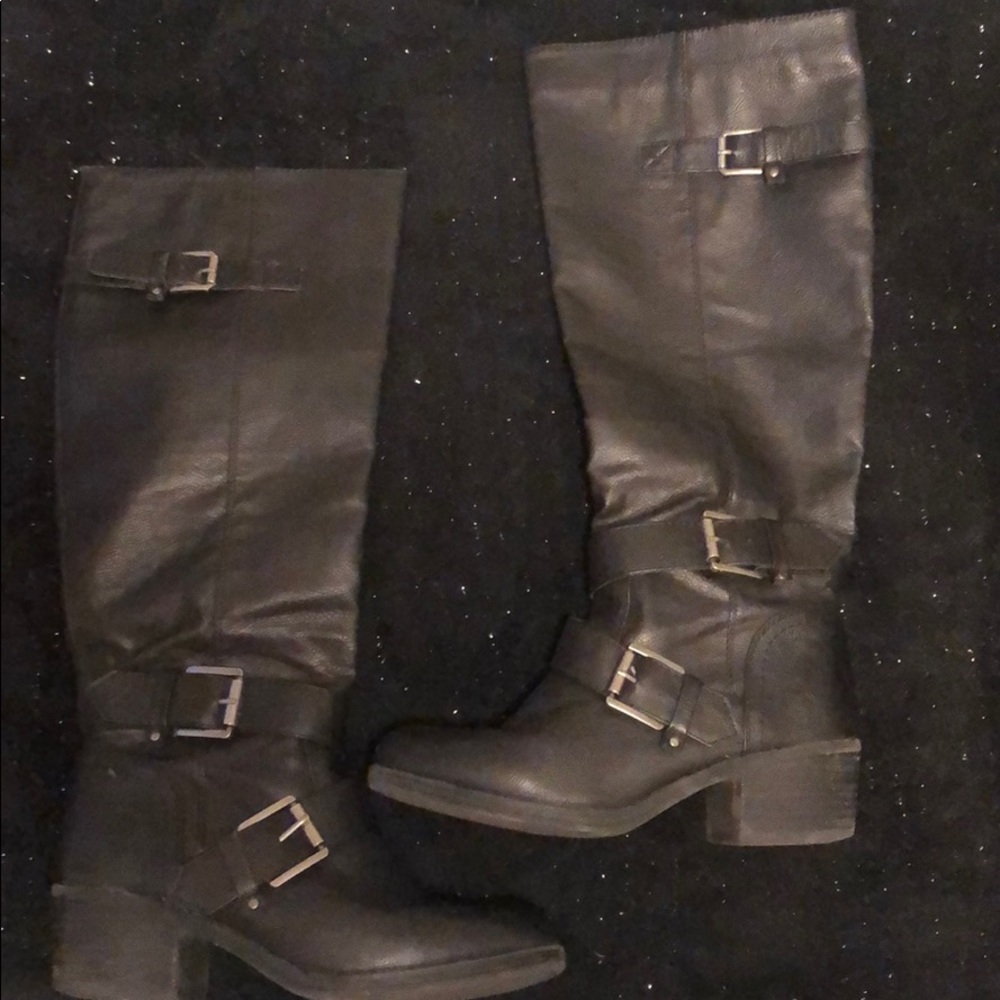 Nine West Knee-High Black Boots